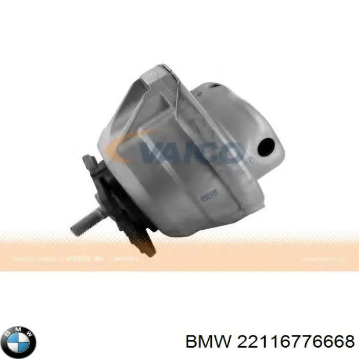 22116776668 BMW Права подушка мотора