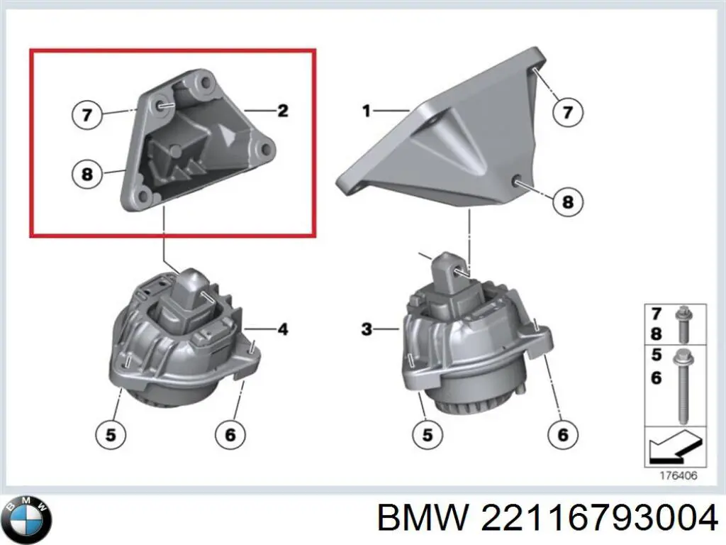 BMW 22116793004 ціна, від 112.60 USD