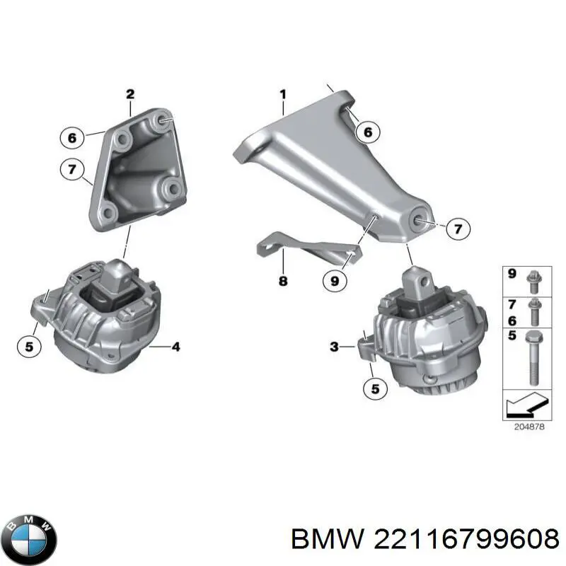  22116799608 BMW