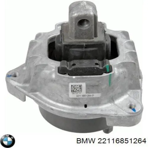 Права подушка двигуна BMW 22116851264 ціна, від 90.29 USD