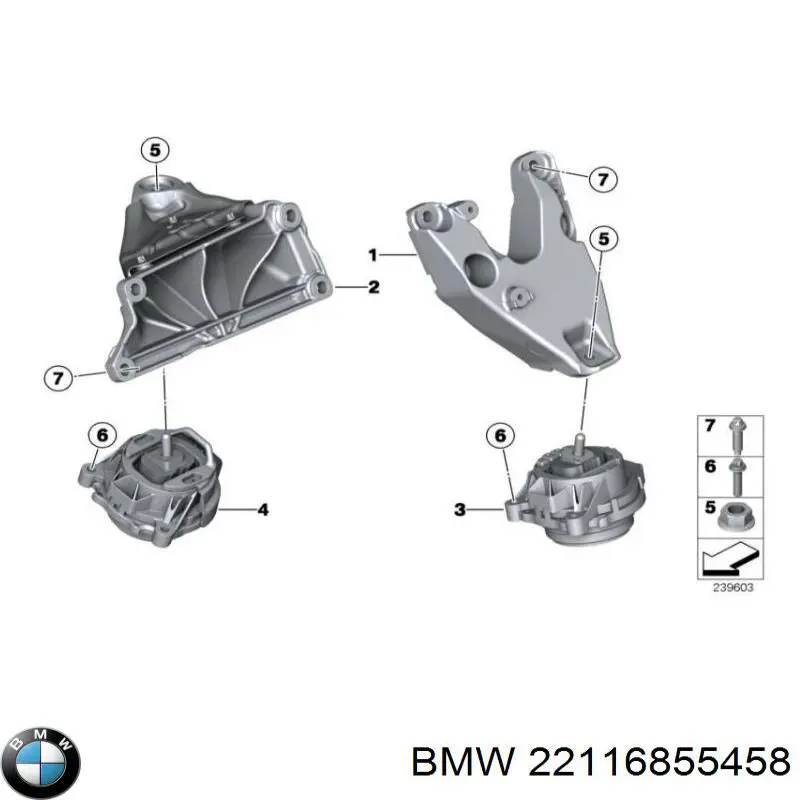  BMW 22116855458 ціна, від 65.68 USD