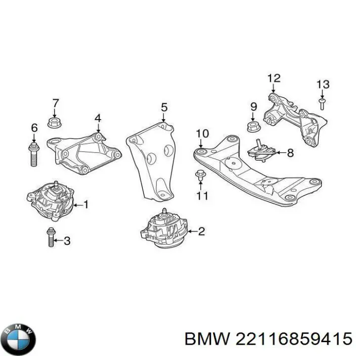  BMW 22116859415 ціна, від 21.16 USD