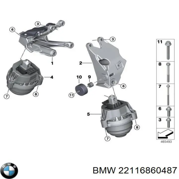 Ліва подушка двигуна Lemforder 4256801 ціна, від 147.30 USD