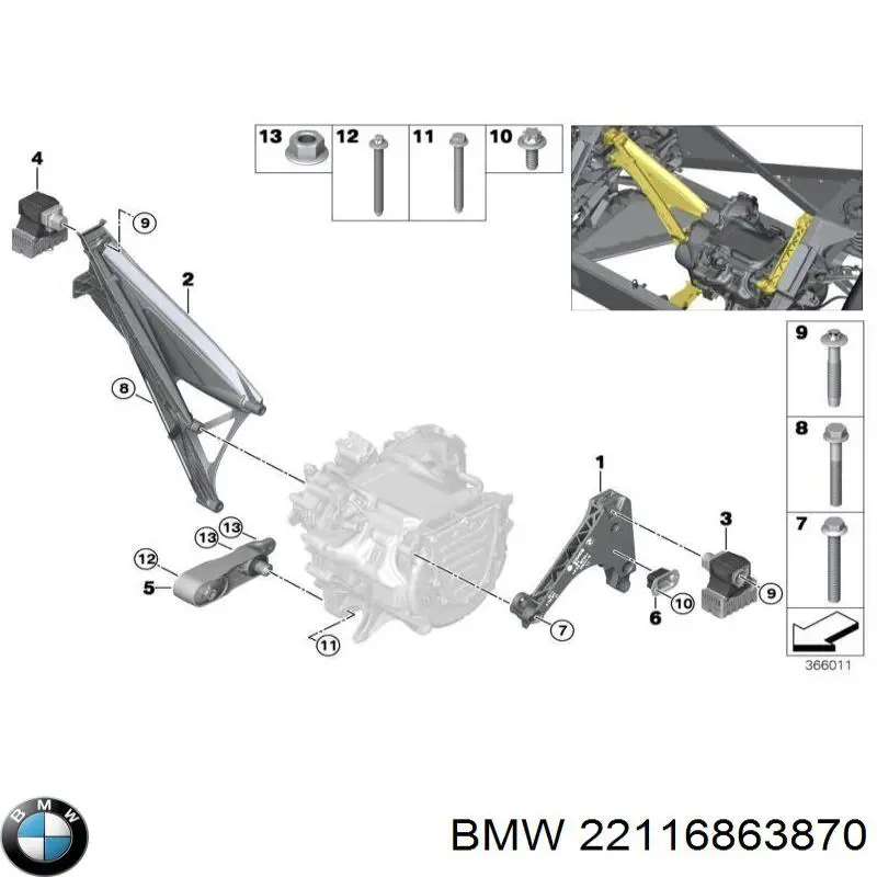  22116863870 BMW