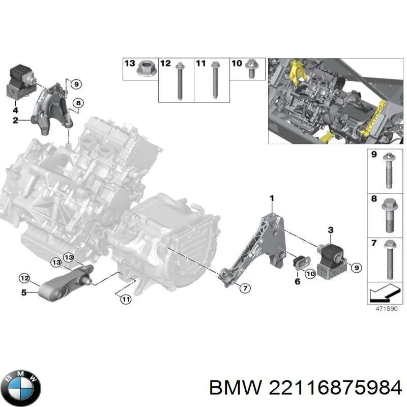  22116875984 BMW