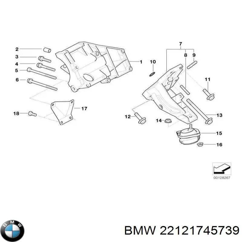  BMW 22121745739 ціна, від 14.09 USD