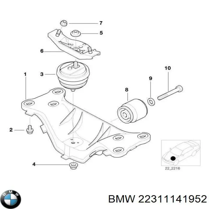  22311141952 BMW