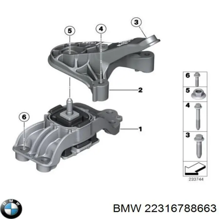  BMW 22316788663 ціна, від 41.94 USD