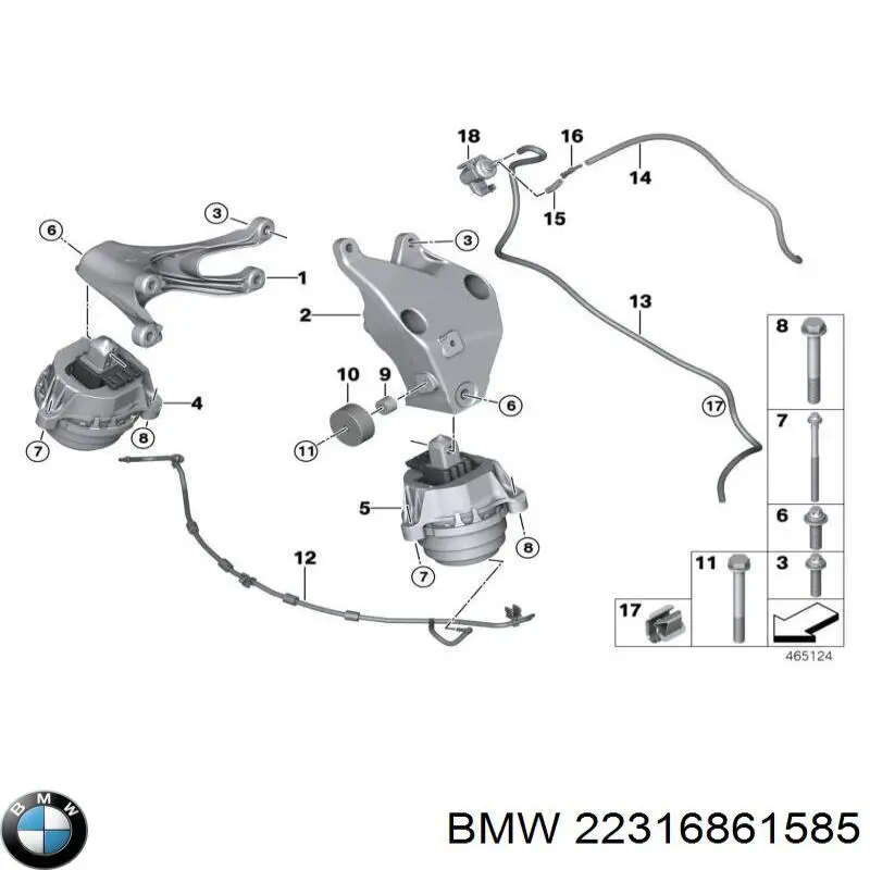 22316861585 BMW 