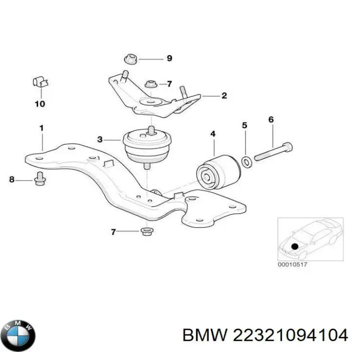  22321094104 BMW