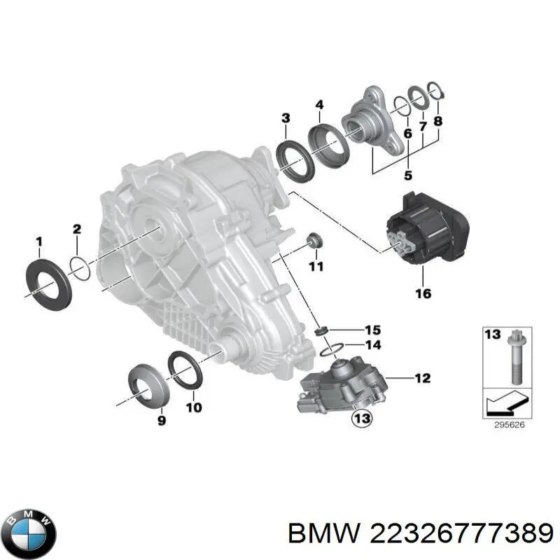Купити 22326777389 BMW Подушка трансмісії, опора роздавальної коробки
