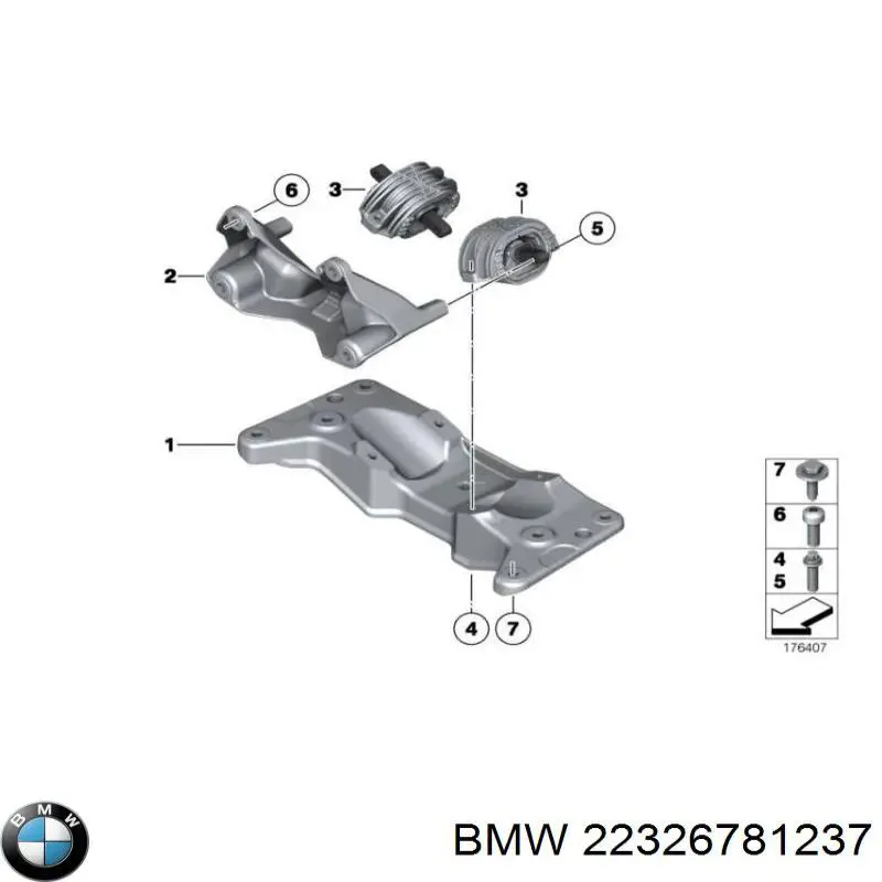  BMW 22326781237 ціна, від 36.56 USD