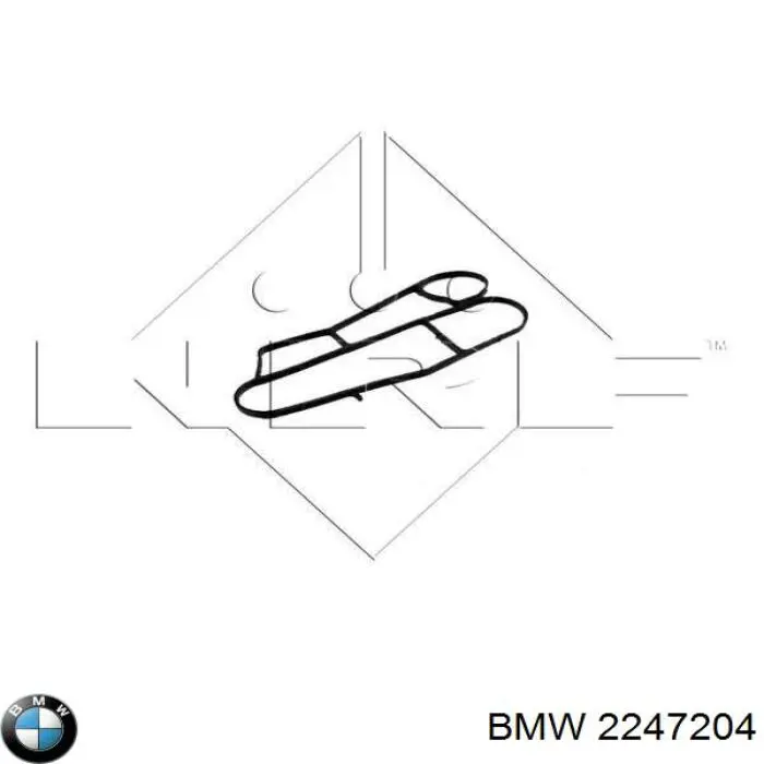 2247204 BMW Радіатор масляний