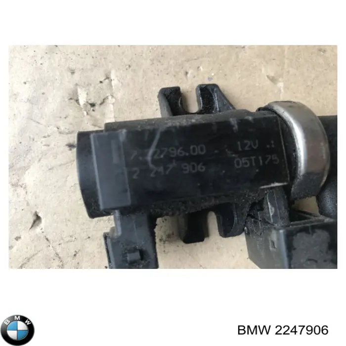 Перетворювач тиску (соленоїд) наддуву / EGR BMW 2247906