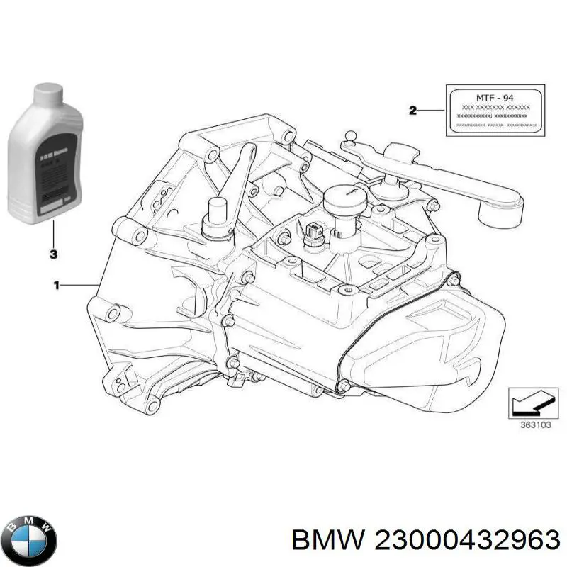 МКП в зборі BMW 23000432963 ціна, від 1266.61 USD