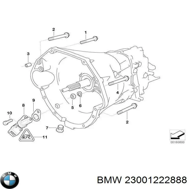  BMW 23001222888 ціна, від 4.01 USD