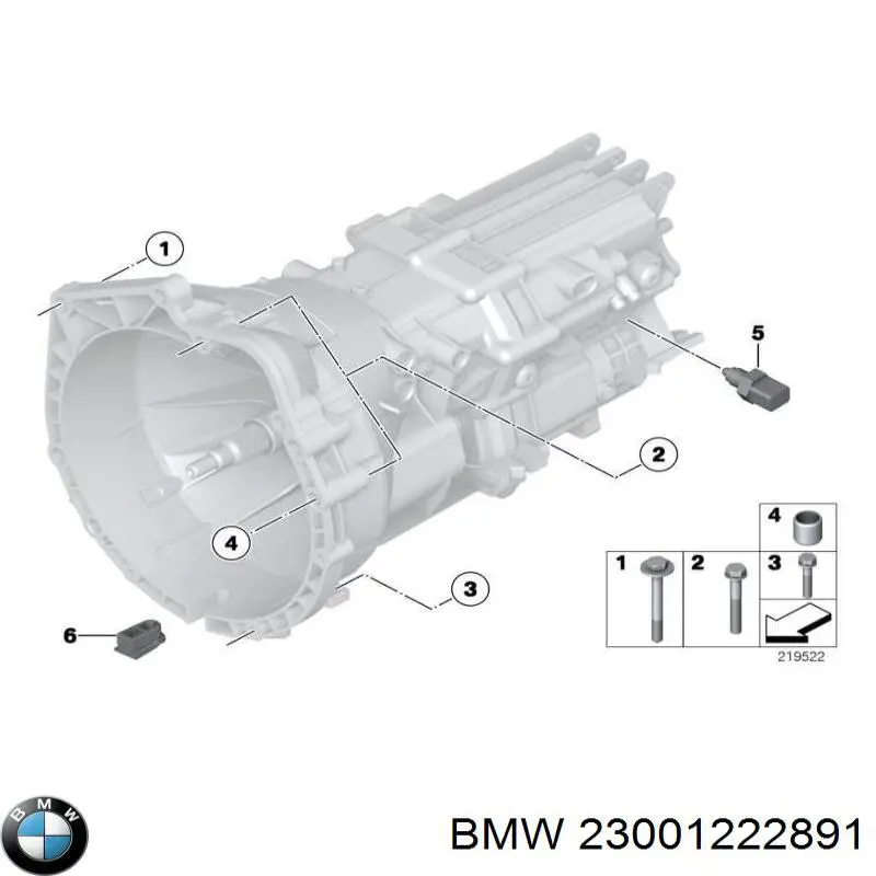 Болт головки блока циліндрів, ГБЦ BMW 23001222891 ціна, від 5.86 USD