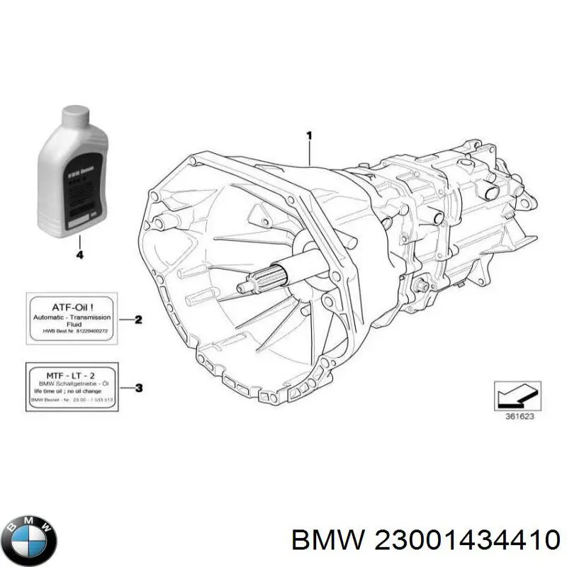 Коробка передач в зборі з головною передачею і диференціалом на BMW 5 (E39)