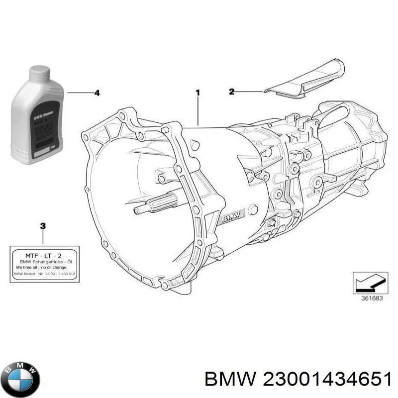 BMW 23001434651 ціна, від 4110.32 USD