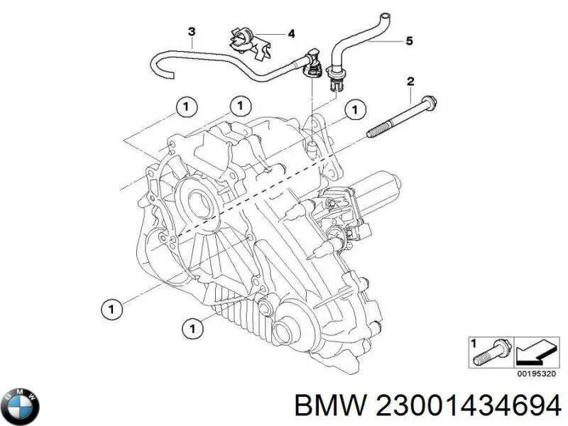  BMW 23001434694 ціна, від 0.83 USD