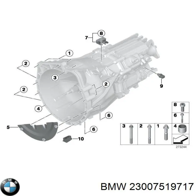 23007519717 BMW Болт кріплення головки блоку циліндрів