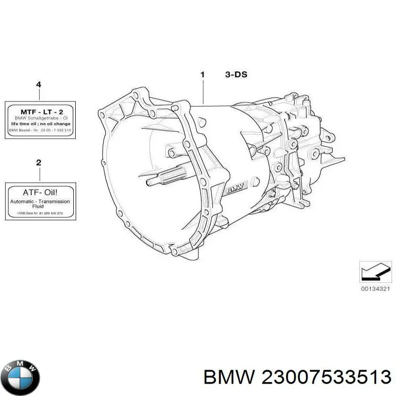 Купити 23007533513 BMW Ручна коробка передач