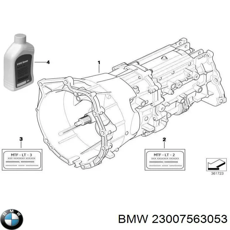 МКП в зборі BMW 23007563053 ціна, від 4832.38 USD