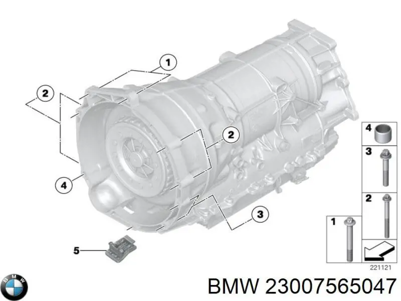 Болт головки блока циліндрів, ГБЦ 23007565047 BMW