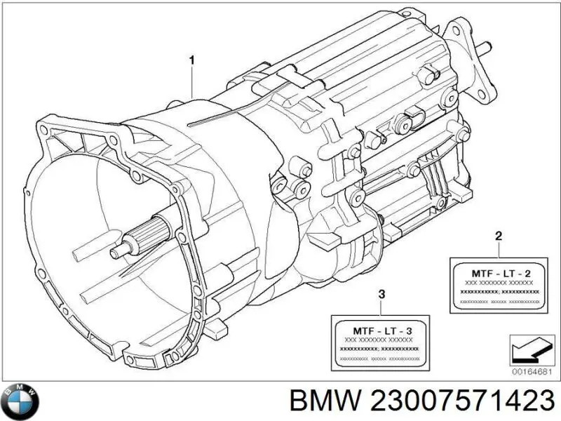 Купити 23007571423 BMW 