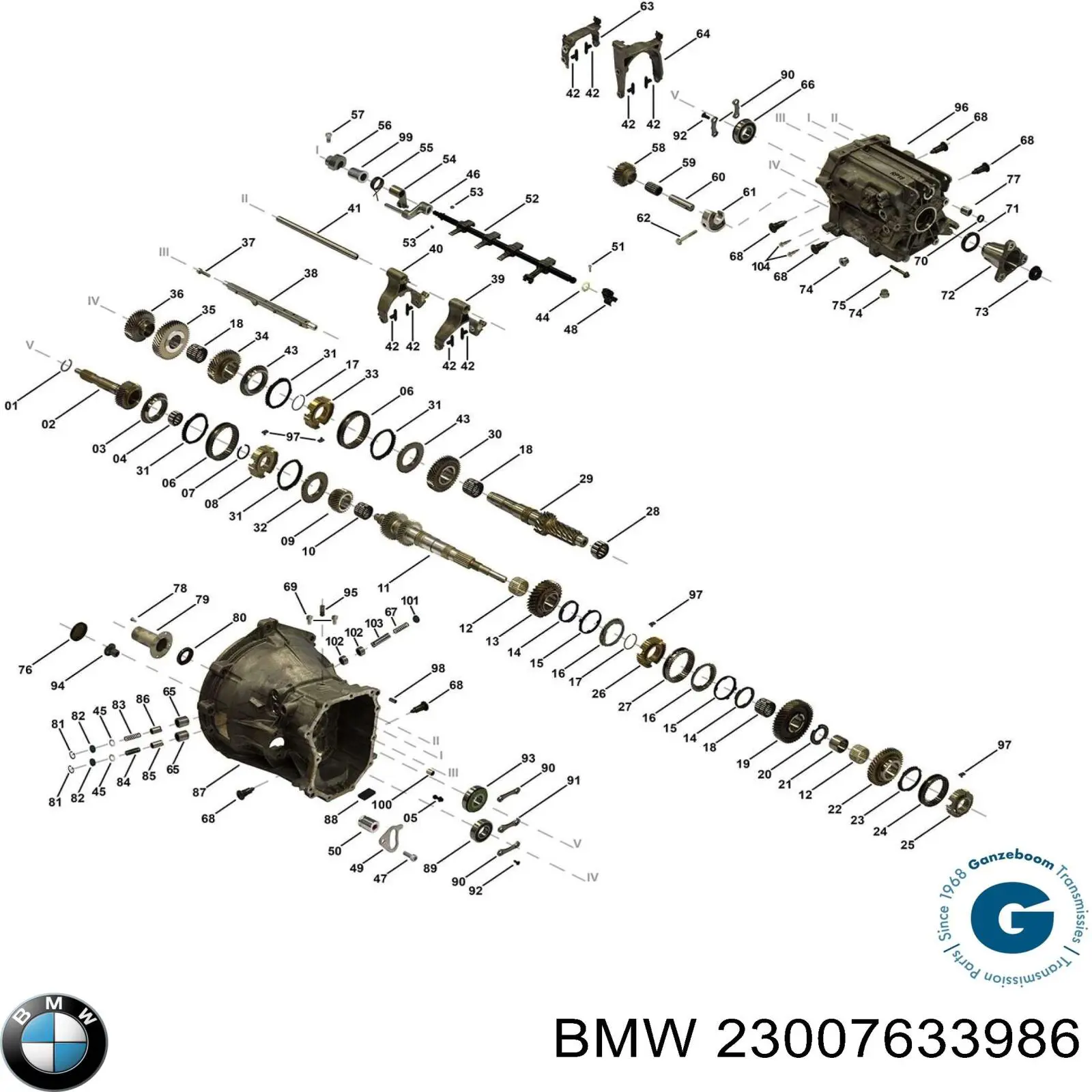 23007633986 BMW МКПП
