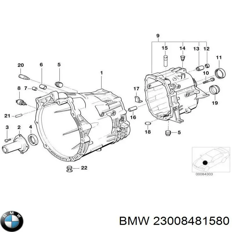  BMW 23008481580 ціна, від 442.17 USD
