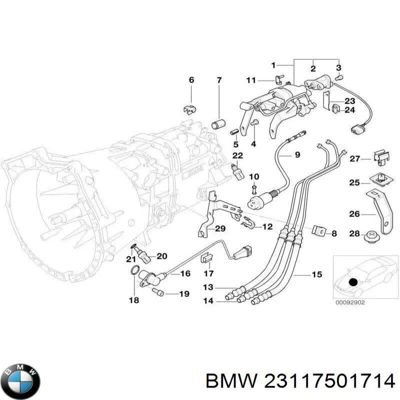  BMW 23117501714 ціна, від 84.43 USD