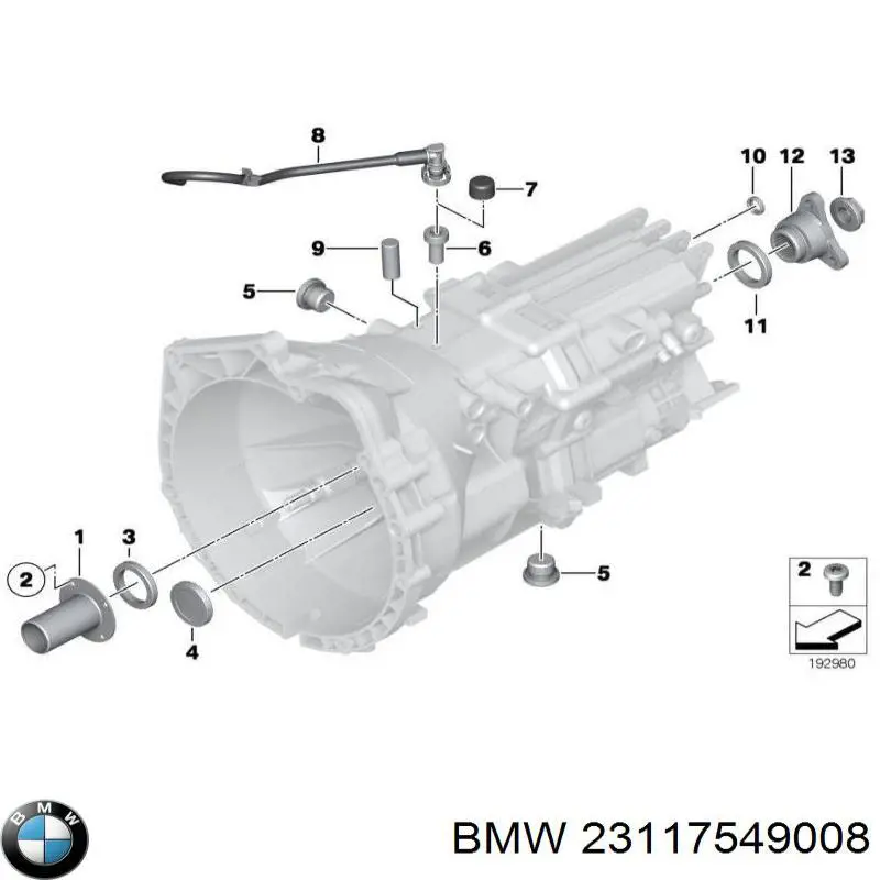 Купити 23117549008 BMW Сальник АКПП/КПП, вхідного/первинного валу