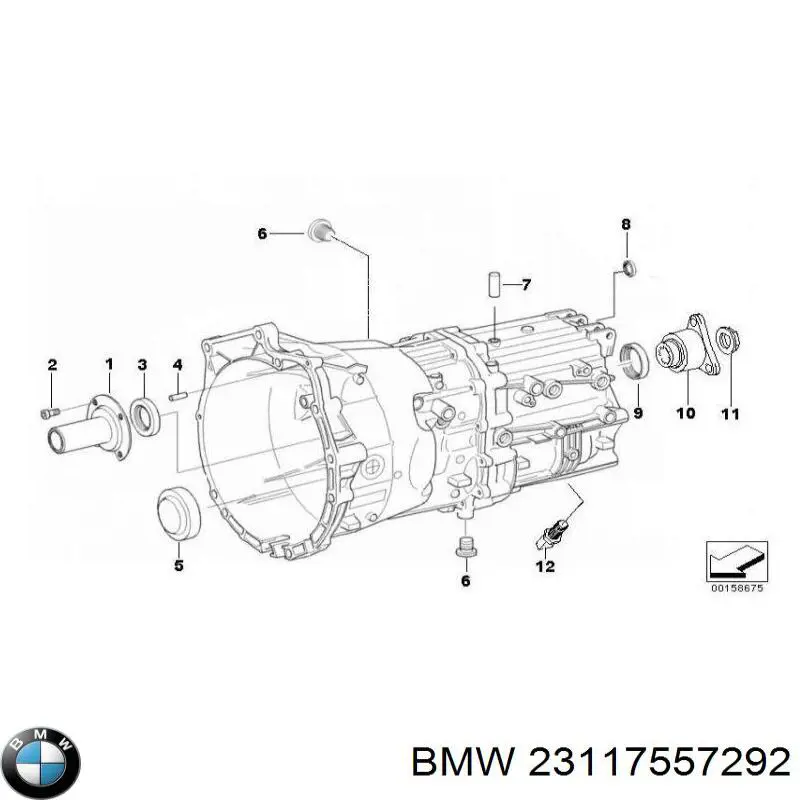 Купити 23117557292 BMW 