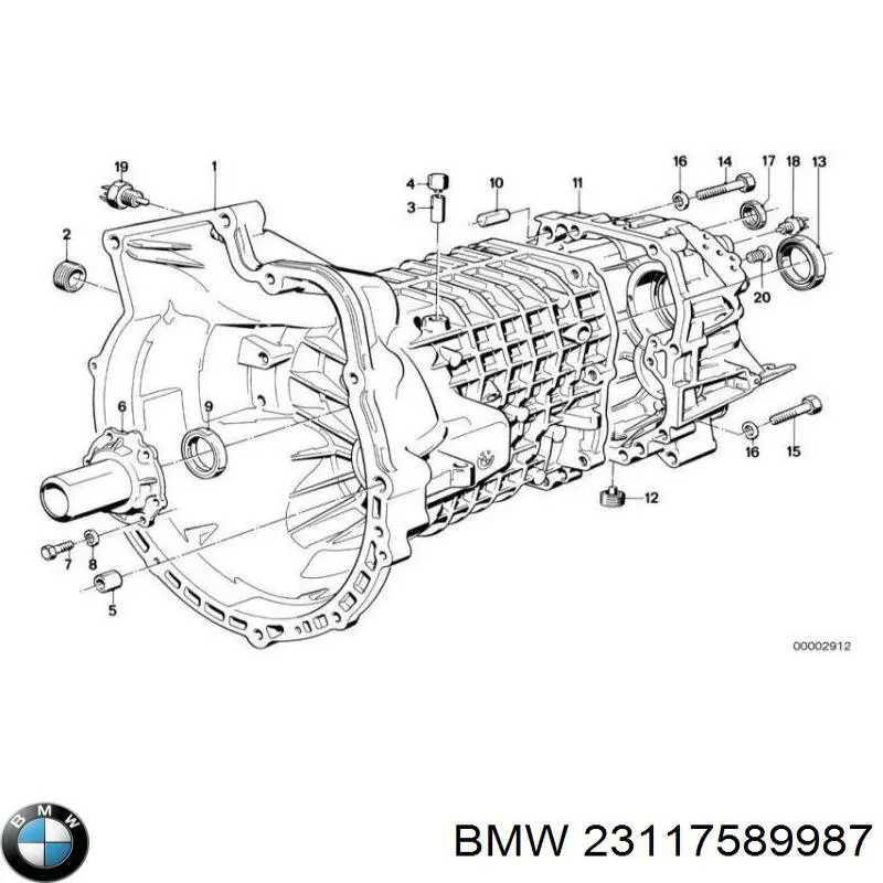 Купити 23117589987 BMW 