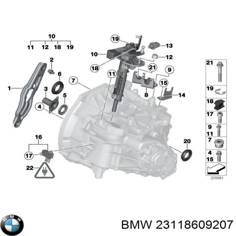  BMW 23118609207 ціна, від 36.05 USD