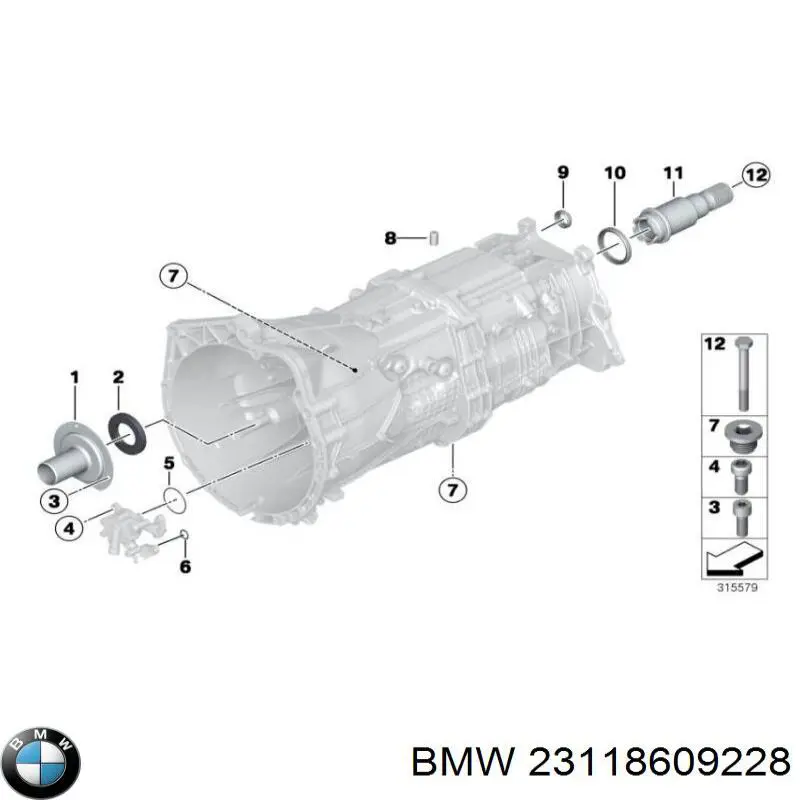 Купити 23118609228 BMW 