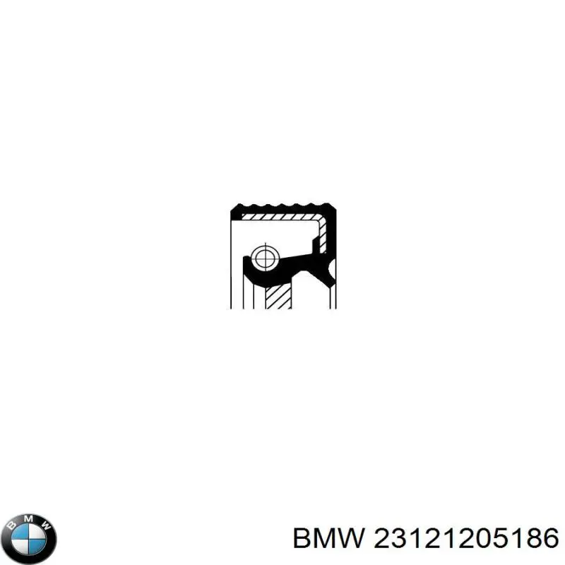 Купити 23121205186 BMW Сальник коленвала передній