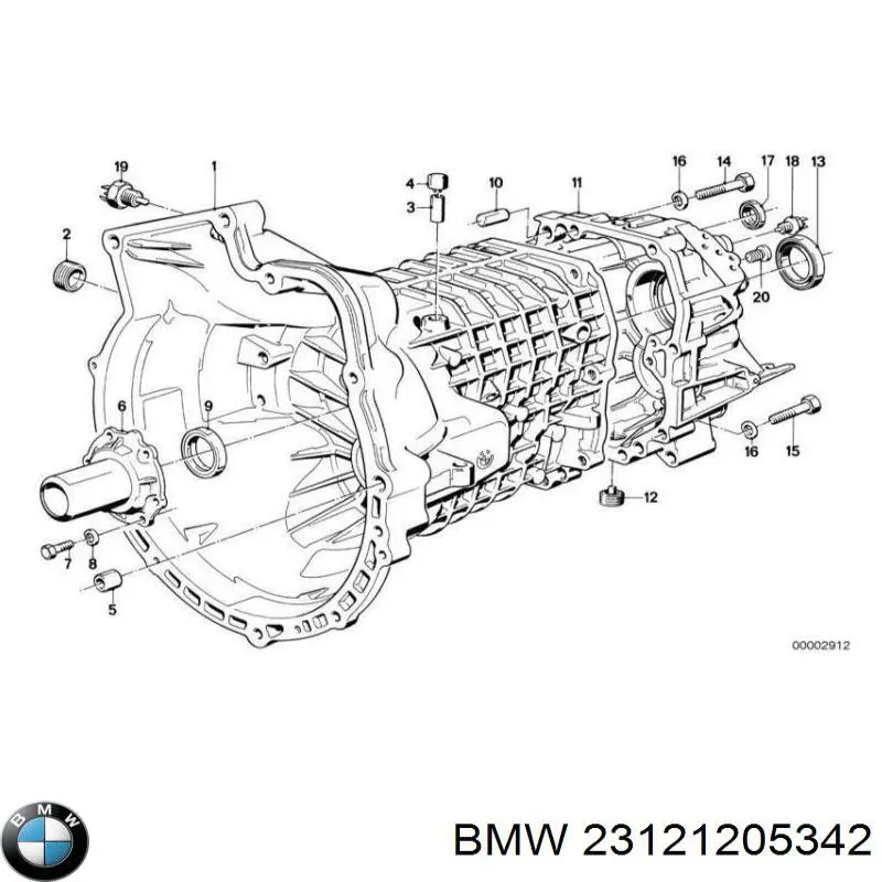 Сальник АКПП/КПП, вихідного/вторинного валу BMW 23121205342 ціна, від 4.96 USD