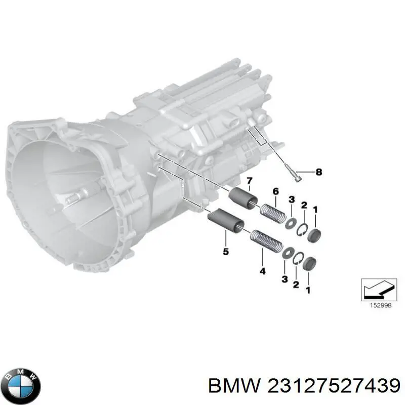  BMW 23127527439 ціна, від 23.76 USD