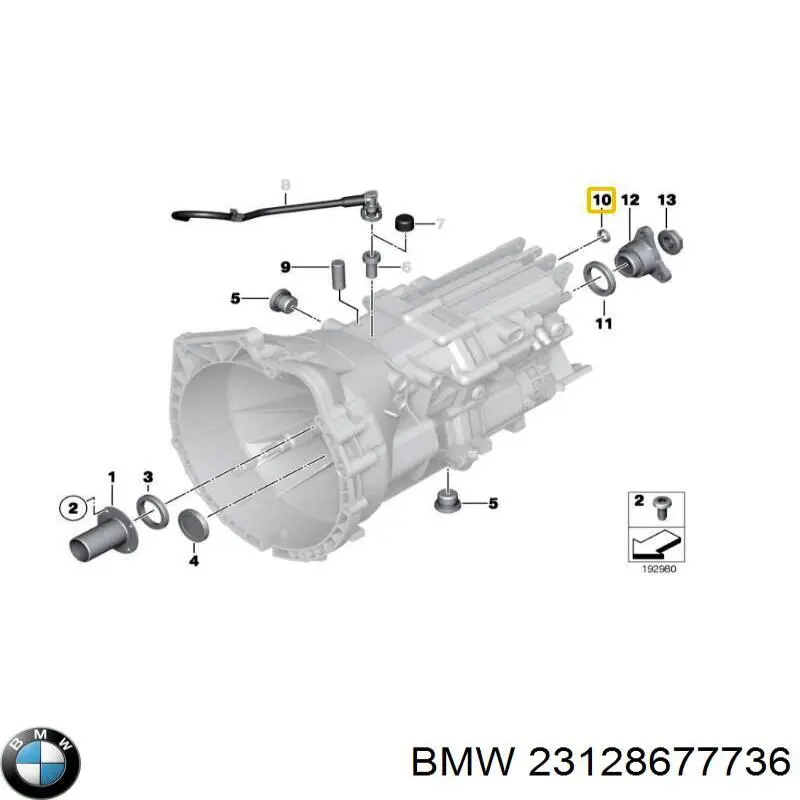 Сальник куліси перемикання передач BMW 23128677736 ціна, від 3.17 USD
