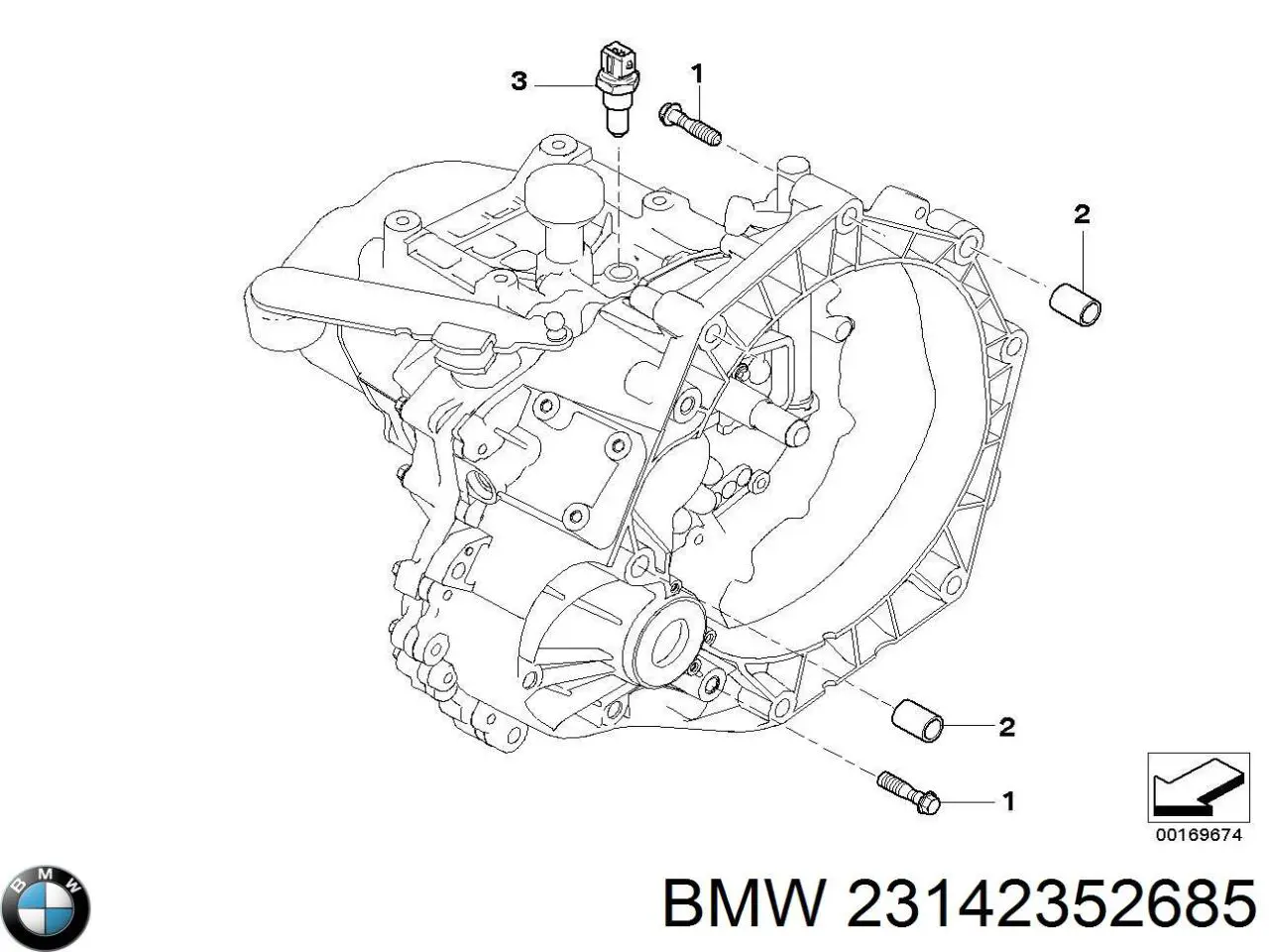 Купити 23142352685 BMW 