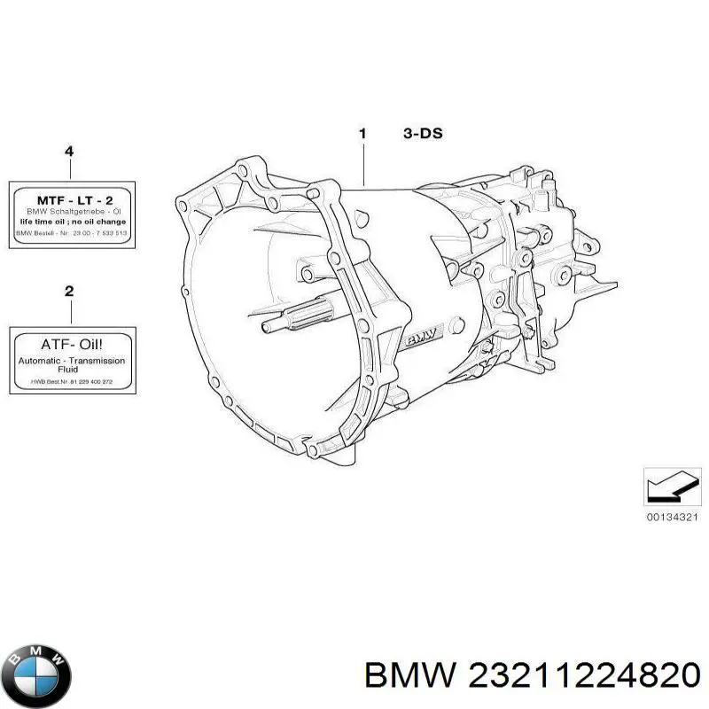 Сальник АКПП/КПП, вхідного/первинного валу BMW 23211224820 ціна, від 38.82 USD
