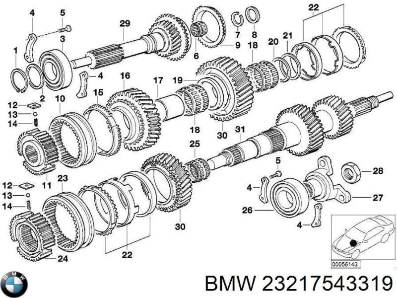  23217543319 BMW