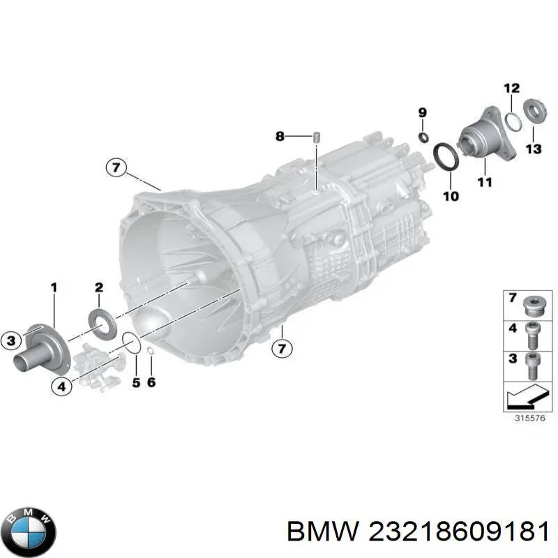 23218609181 BMW 