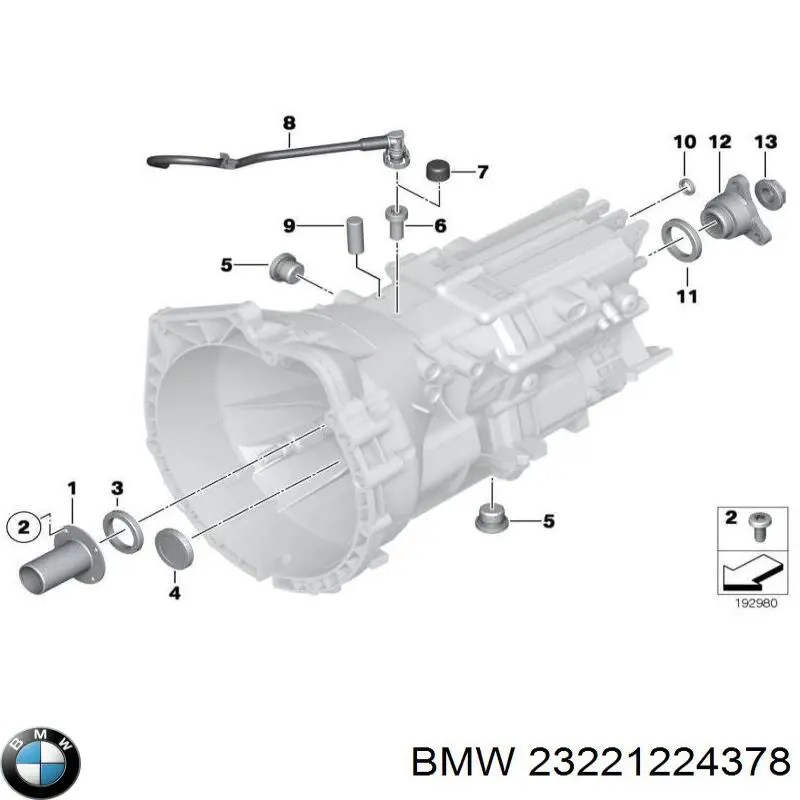 Купити 23221224378 BMW 
