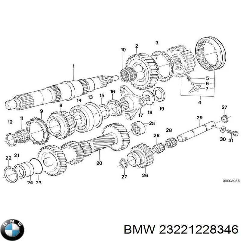  BMW 23221228346 ціна, від 460.63 USD