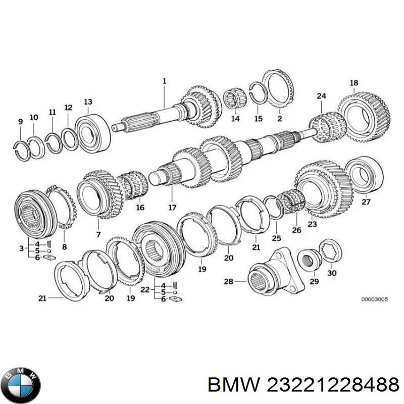 23221228488 BMW 