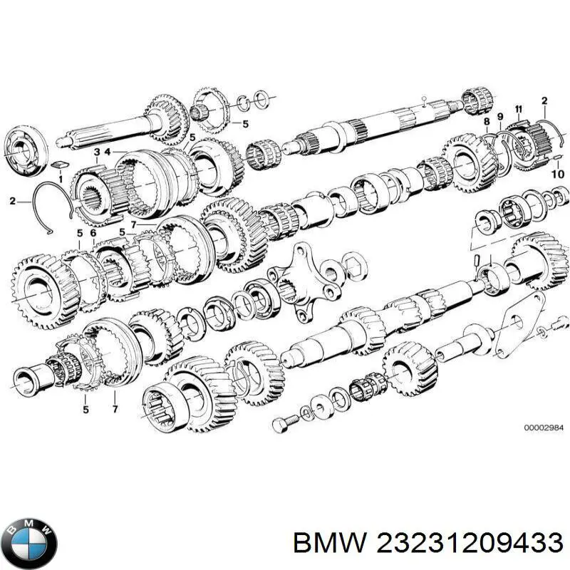  BMW 23231209433 ціна, від 242.55 USD
