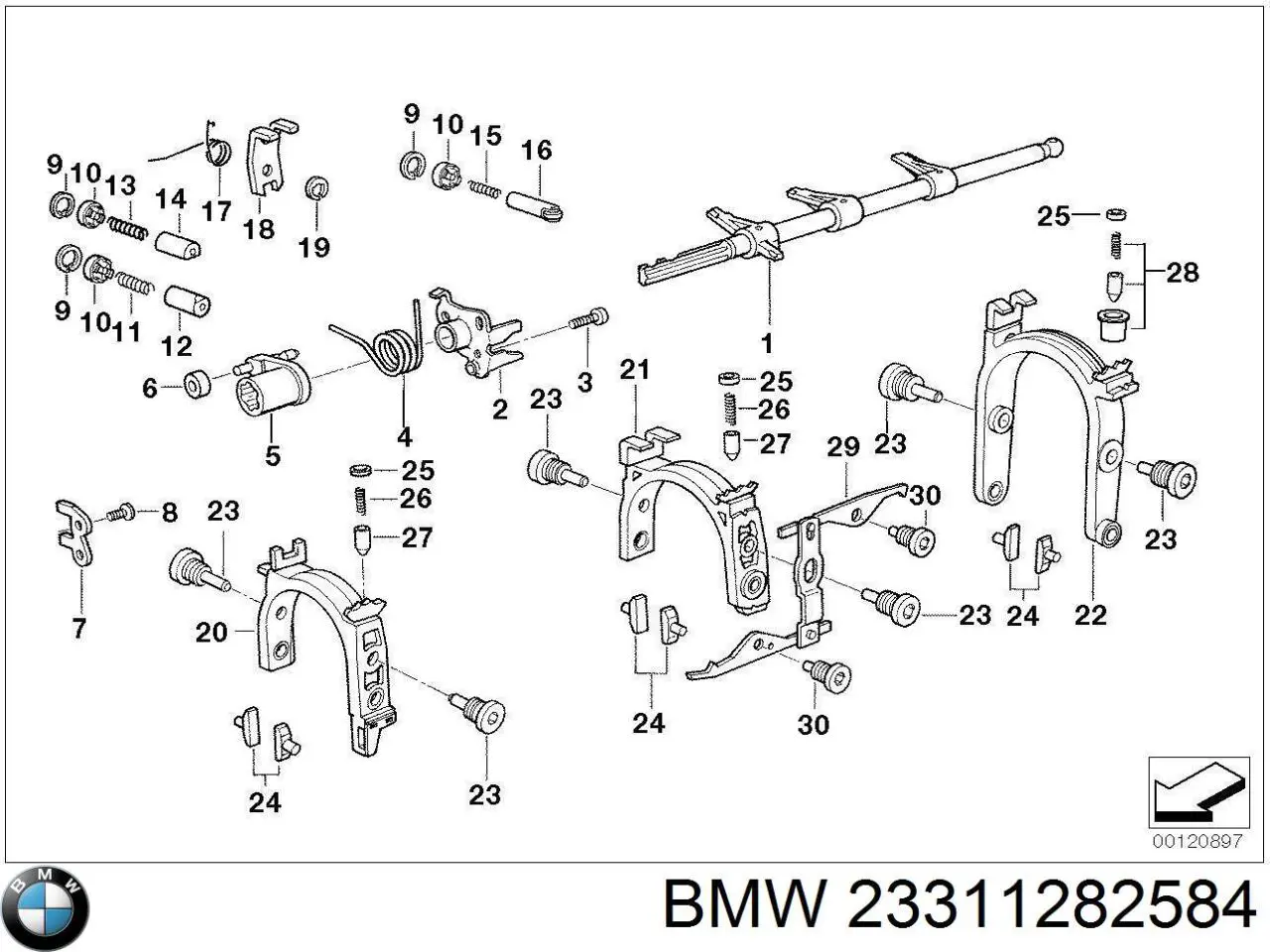  BMW 23311282584 ціна, від 46.67 USD